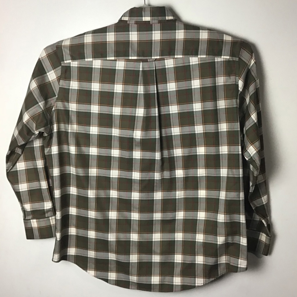 Cabela’s green plaid long sleeve button down shirt with pocket. XL - Picture 3 of 3